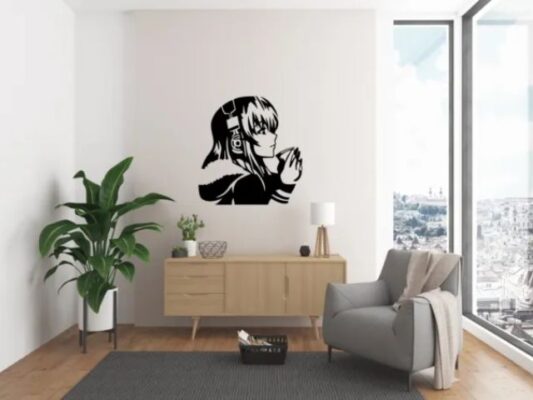 Anime-Inspired Wall Paintings